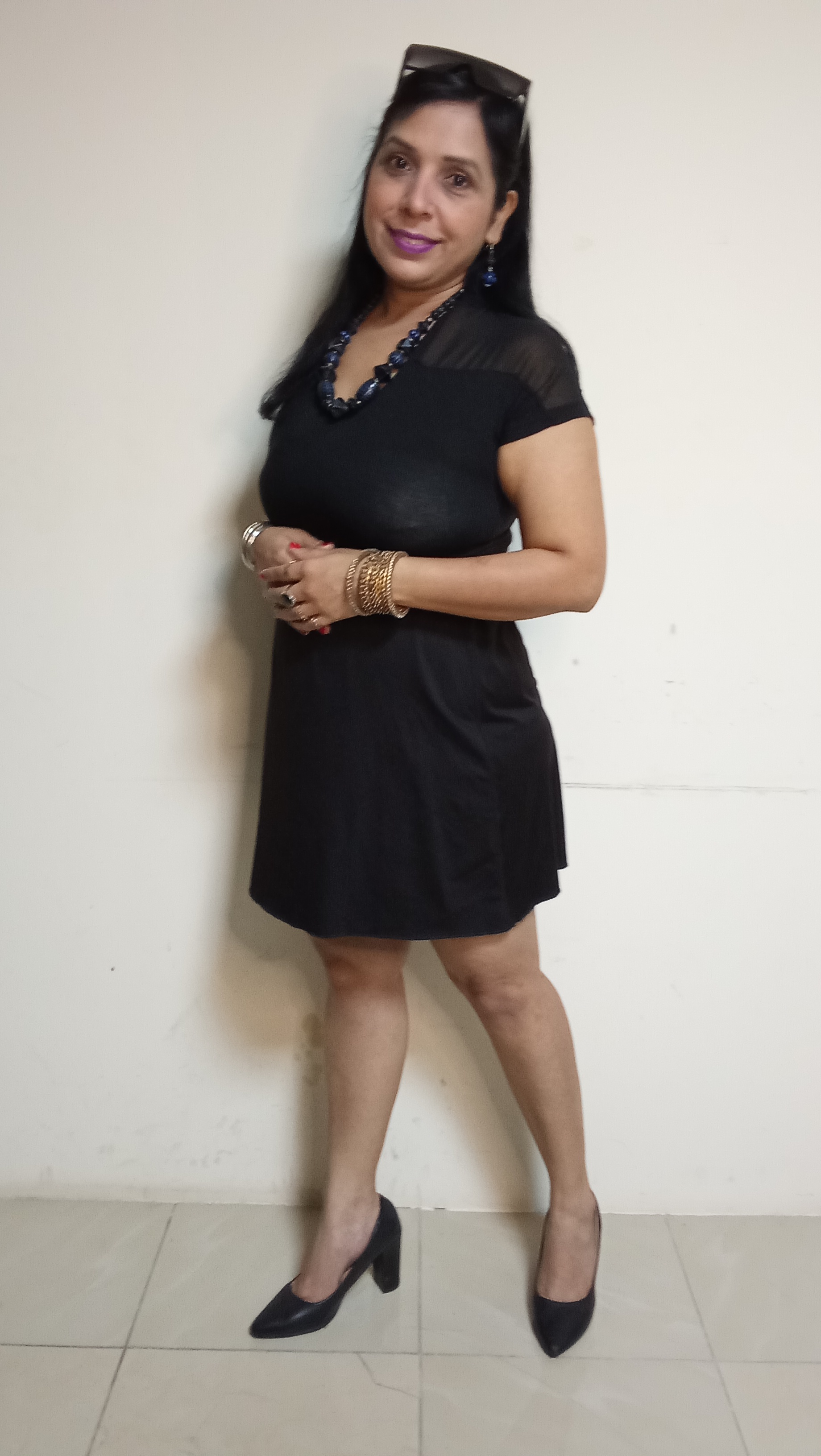 Onyx Essence Fit-and-Flare Mini