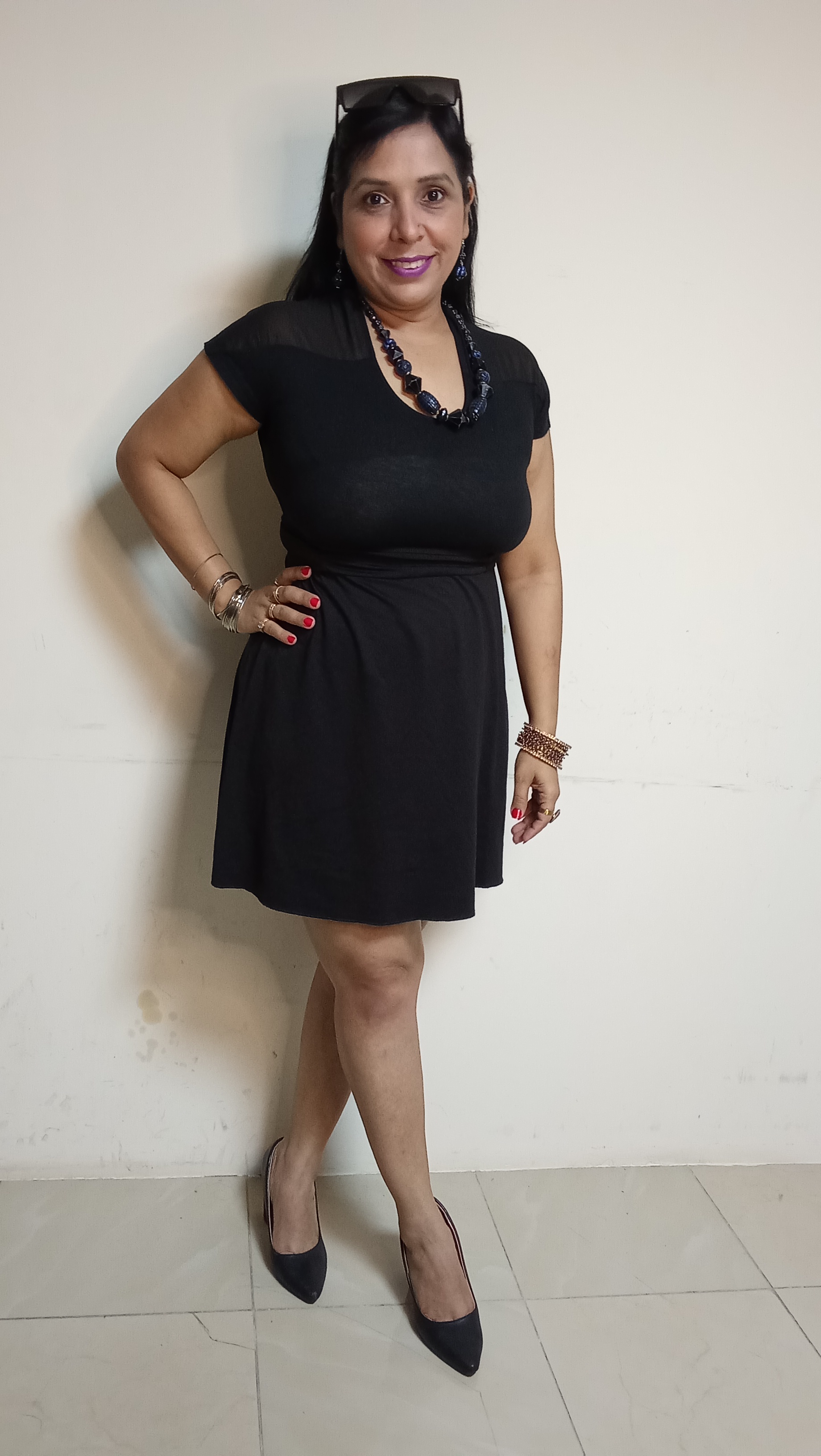 Onyx Essence Fit-and-Flare Mini