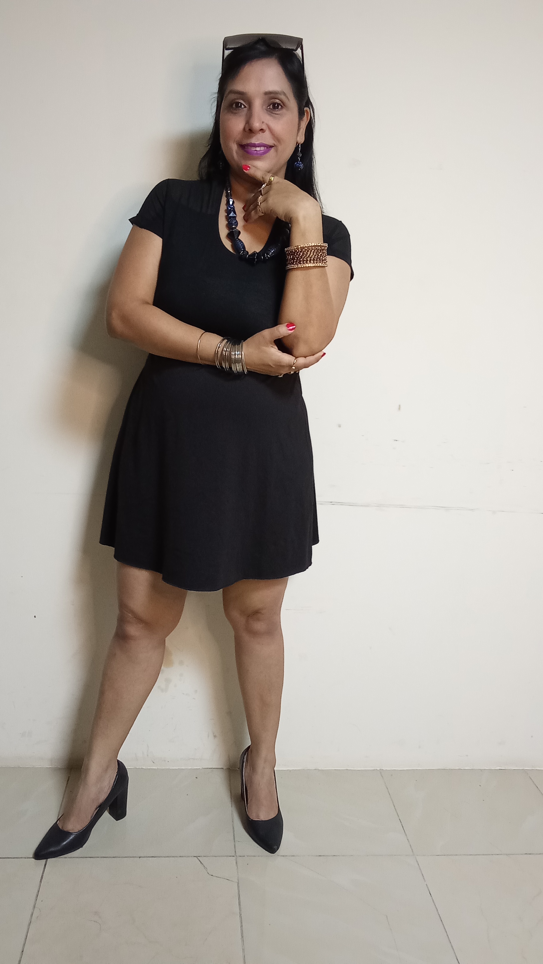 Onyx Essence Fit-and-Flare Mini